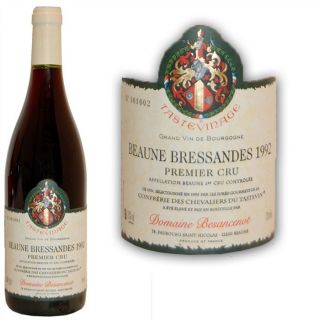 Beaune 1er Cru Bressandes 1992   Achat / Vente VIN ROUGE Beaune 1er