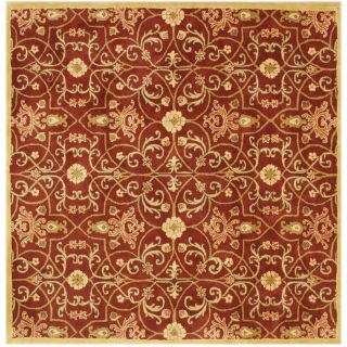 Hand tufted Alliyah Delhi Burgundy/ Gold New Zealand Wool Rug ( 8 x 8