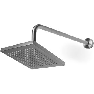 Baden Bath The Hutton Brushed Nickel Square Shower Head