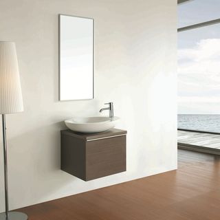 Bellaterra Home 22 inch Single Bathroom Wood Vanity with Mirror