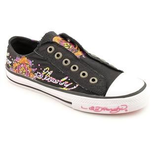 Ed Hardy Womens Lowrise Stone Canvas Casual Shoes