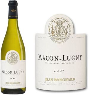 Jean Bouchard   AOC Mâcon Lugny   Millésime 2007   Vin blanc   Vendu