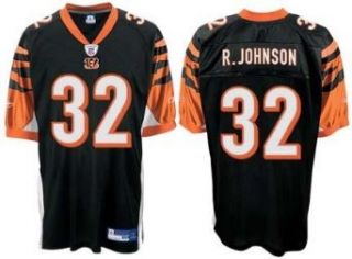 Rudi Johnson Cincinnati Bengals #32 Authentic Reebok NFL