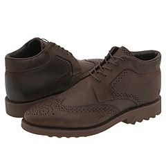 Allen Edmonds Hayward Dark Brown Distressed Leather Boots