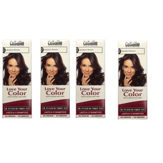 CoSaMo Love Your Color 765 Medium Brown Hair Color (Pack of 4