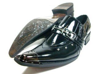 Designer Metal Tip Loafer Dress Shoes d Aldo Styled in Italy Shoes