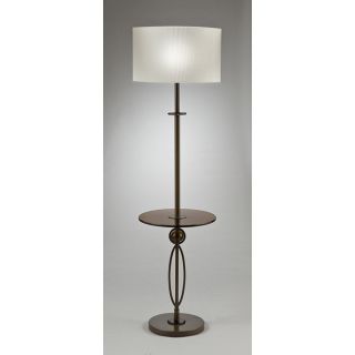 Transitional 1 light Floor Lamp in Bronze with Table Today $97.99 3.7
