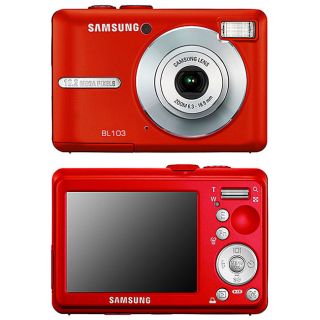 Samsung Digimax BL103 10 MP Red Digital Camera (Refurbished