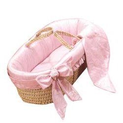 Prima Donna Moses Basket   Color Pink Baby
