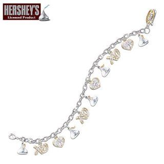 Hersheys Kisses Chocolate Lover Charm Bracelet Jewelry