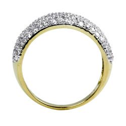 Ultimate CZ 10k Yellow Gold Cubic Zirconia Ring