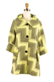 Swing Jacket Style 396 by Damee NYC   Yellow and Black