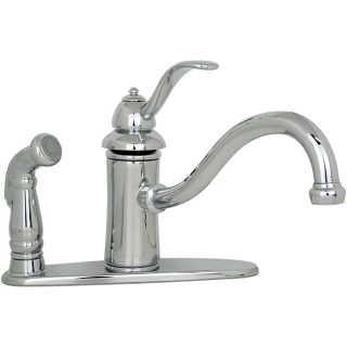 Price Pfister Marielle 1 Handle Side Spray Chrome Kitchen Faucet Today