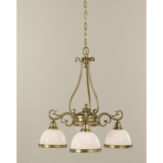 South Haven 5 Light Aged Brass Chandelier