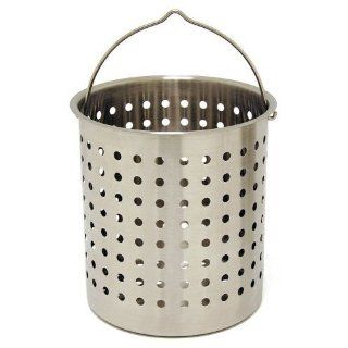 Bayou Classic 162 Quart Stainless Steel Perforated Basket