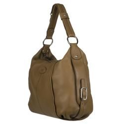 Tods Brown Leather Hobo Bag