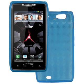 SKQUE Motorola Droid RAZR Blue TPU Case