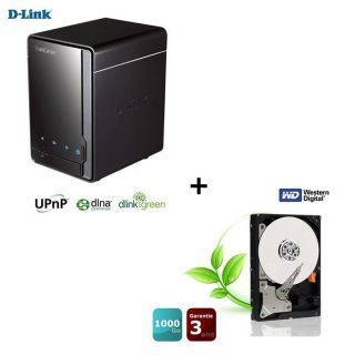 DLINK DNS 320 NAS + WD Green 1To 64Mo 3.5   Achat / Vente SERVEUR