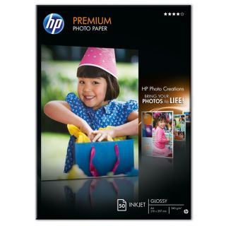 brillante HP Premium, 240 g/m² – A4/297 x 210 mm/50 feuilles