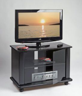 Elite Industries EL166   37 TV Stand with Casters Home