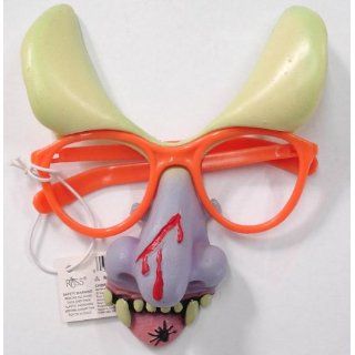 Halloween Accessory Orange Glasses Demon Nose Everything