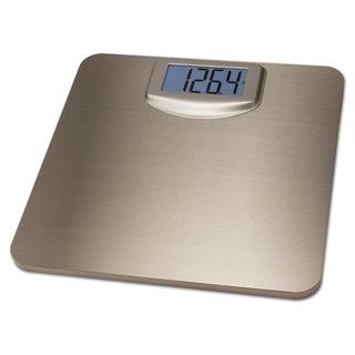 Taylor Super Thin Brushed Stainless Steel Lighted Digital Scale