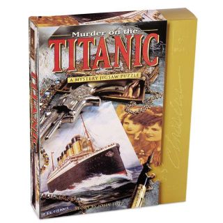 Murder on the Titanic 1000 piece Mystery Jigsaw Puzzle Today $20.99 5
