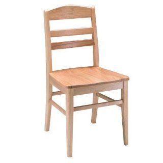 Oak Ladder Back Library Chair