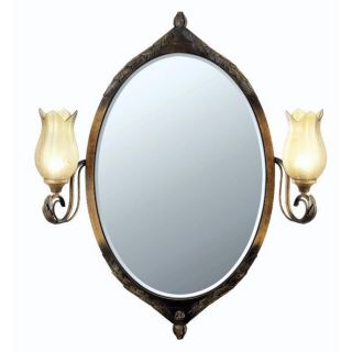 Barbados 2 light Vanity Mirror