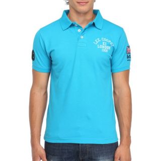 LEE COOPER Polo Homme Turquoise   Achat / Vente POLO LEE COOPER Polo