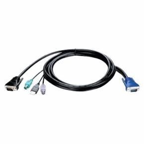 Link DKVM 402   Câble KVM combo USB PS/2 3 m   Achat / Vente CABLE