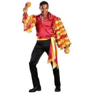 Adult Super Deluxe Rumba Man Costume (Green, Gold and