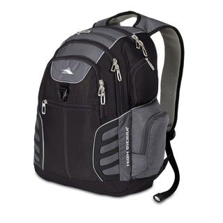 High Sierra Big Wig Black/Charcoal Laptop Backpack