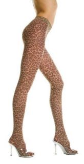 Std Women (100 175 lbs) Funky Leopard Print Opaque Tights