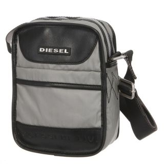 DIESEL Sacoche On the road Twice Homme Gris   Achat / Vente BESACE