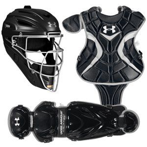 Under Armour Youth PTH Victory Catchers Set Black Sports