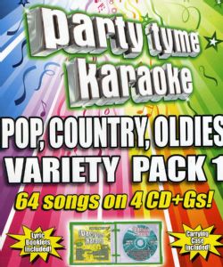 Various   Party Tyme Karaoke Pop, Country, Oldies Variety Pack 1