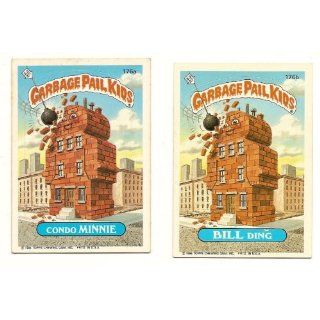GARBAGE PAIL KIDS Cards 5th SERIES 176 a & b Condo Minnie Bill Ding
