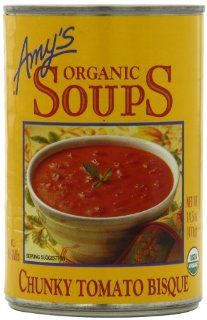 Amys Organic Chunky Tomato Bisque, 14.5 Ounce Cans (Pack of 12