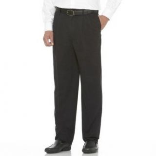 Savane Big and Tall Pleated Front Flex Waist Chino Casual
