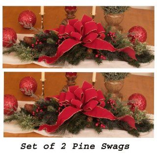 Set of 2 Holiday Table Centerpieces CR1030 Christmas