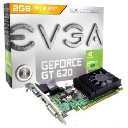 EVGA GeForce GT 620 Graphic Card   700 MHz Core   2 GB DDR3 SDRAM   P