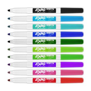 Low Odor Fine Point Dry Erase Markers (Case of 120)