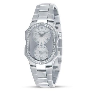 Philip Stein Womens Dual Display Diamond Watch