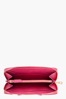 Marc Jacobs Pink Lindy Deluxe Wallet for women