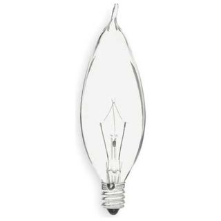 GE Lighting 60CAC/F CD 2 Incandescent Light Bulb, CA10, 60W, PK2