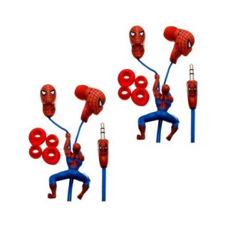 Nemo Digital Spider Man 3D Earbud Headphones (Case of 2)