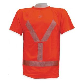 Ironclad AHVR 1060 L T Shirt, Poly/Cotton, Orange, L