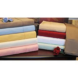 Egyptian Cotton 300 Thread Count Split King size Solid Sheet Set Today