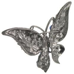 Cano Multi color Crystal Stones Butterfly Brooch